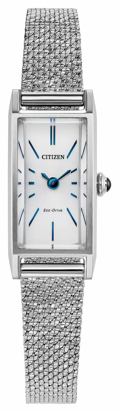Fio White Dial Stainless Steel Bracelet EG7120-51A - Citizen Premium