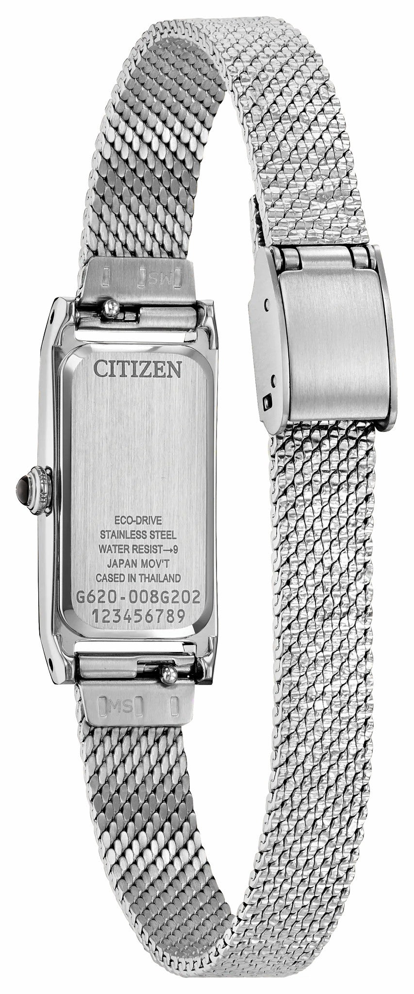 Fio White Dial Stainless Steel Bracelet EG7120-51A - Citizen Premium