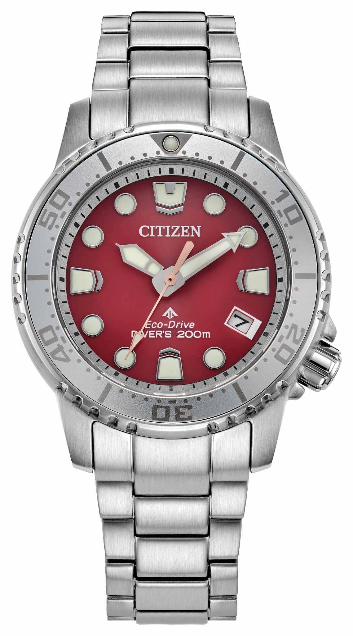 Promaster Dive Red Dial Stainless Steel Bracelet EO2027-50Z - Citizen Value