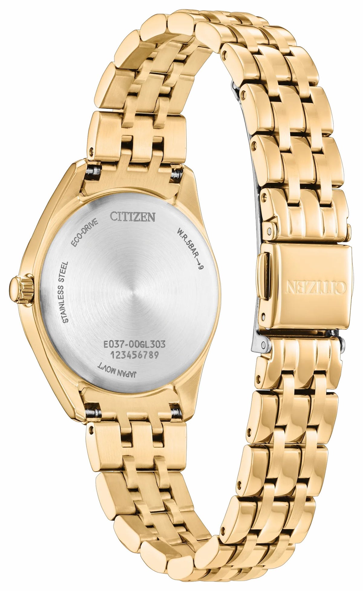 Peyten White Dial Stainless Steel Bracelet EM1232-59D - Citizen Classic