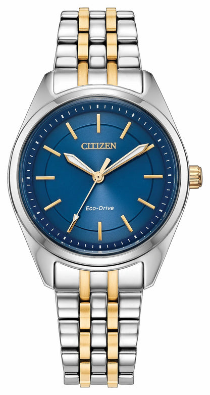 Peyten Blue Dial Stainless Steel Bracelet EM1234-53L - Citizen Best Price