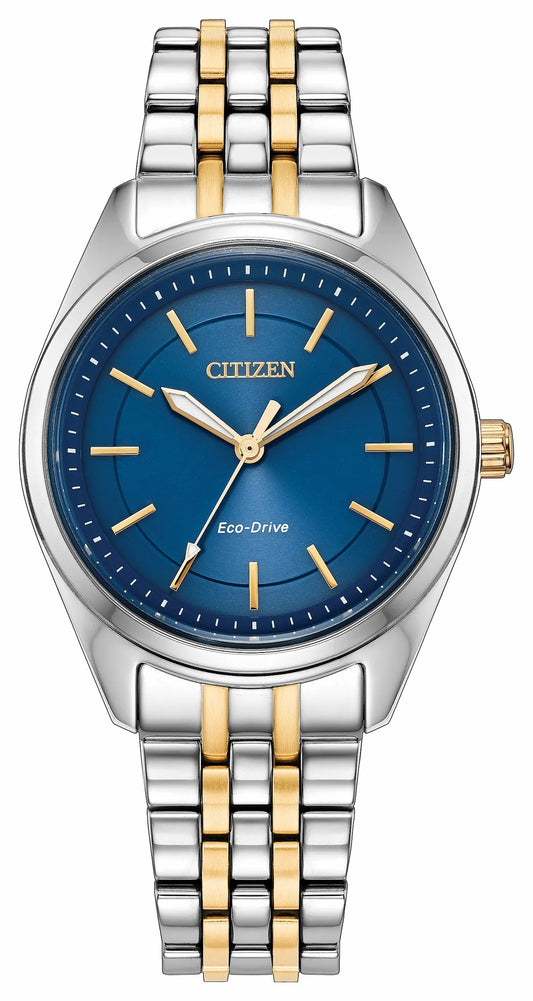 Peyten Blue Dial Stainless Steel Bracelet EM1234-53L - Citizen Best Price