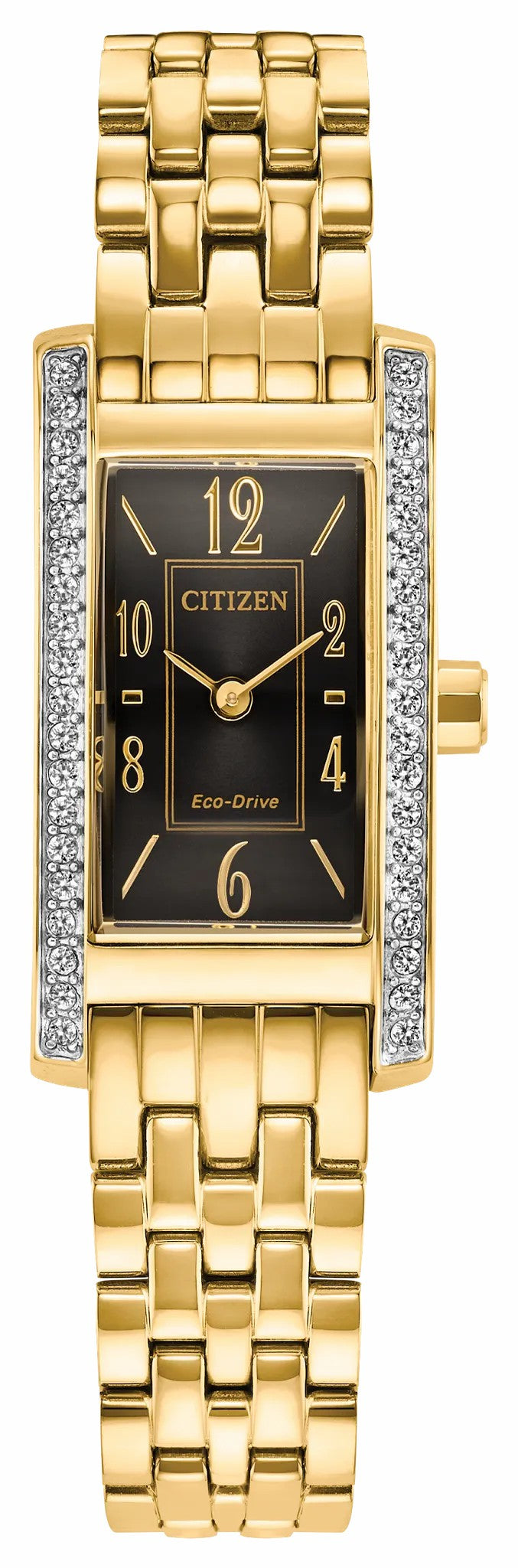 Petite Palidoro Black Dial Stainless Steel Bracelet EG7112-59E - Citizen Featured