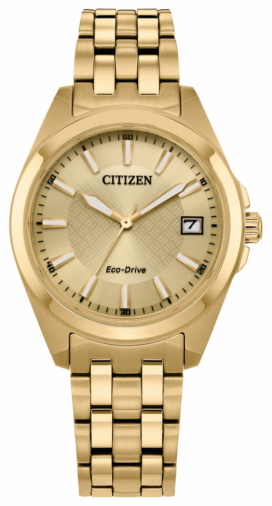 Peyten Champagne Dial Stainless Steel Bracelet EO1222-50P - Citizen Premium