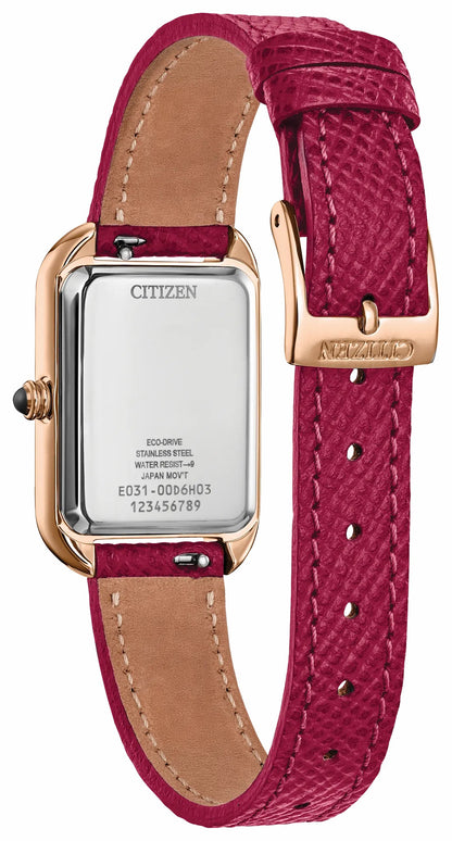 Dress Classic White Dial Leather Strap EM1193-08D - Citizen Smart Buy