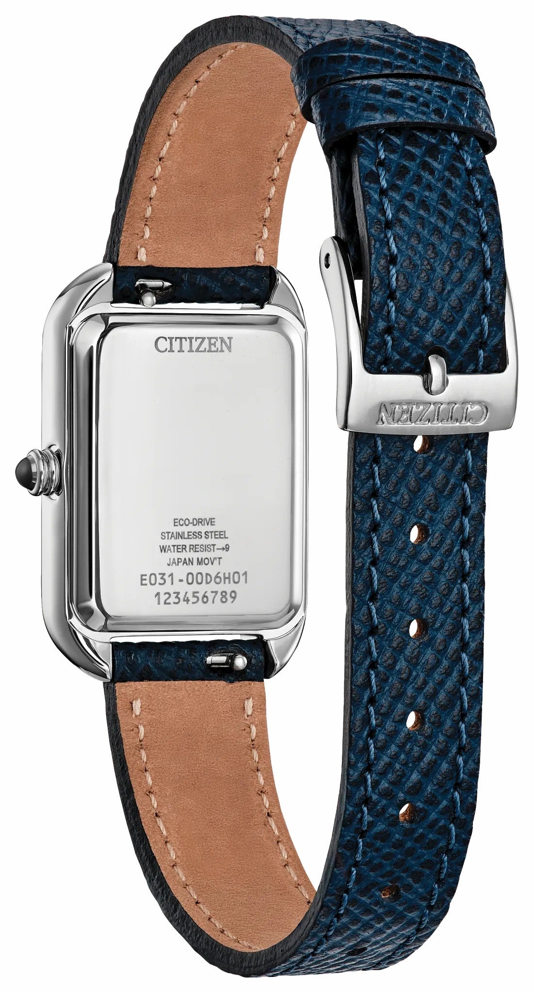 Dress Classic Blue Dial Leather Strap EM1190-06L - Citizen Quality