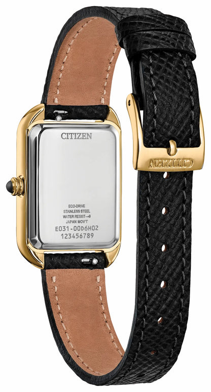 Dress Classic Black Dial Leather Strap EM1192-01E - Citizen Hot Sale