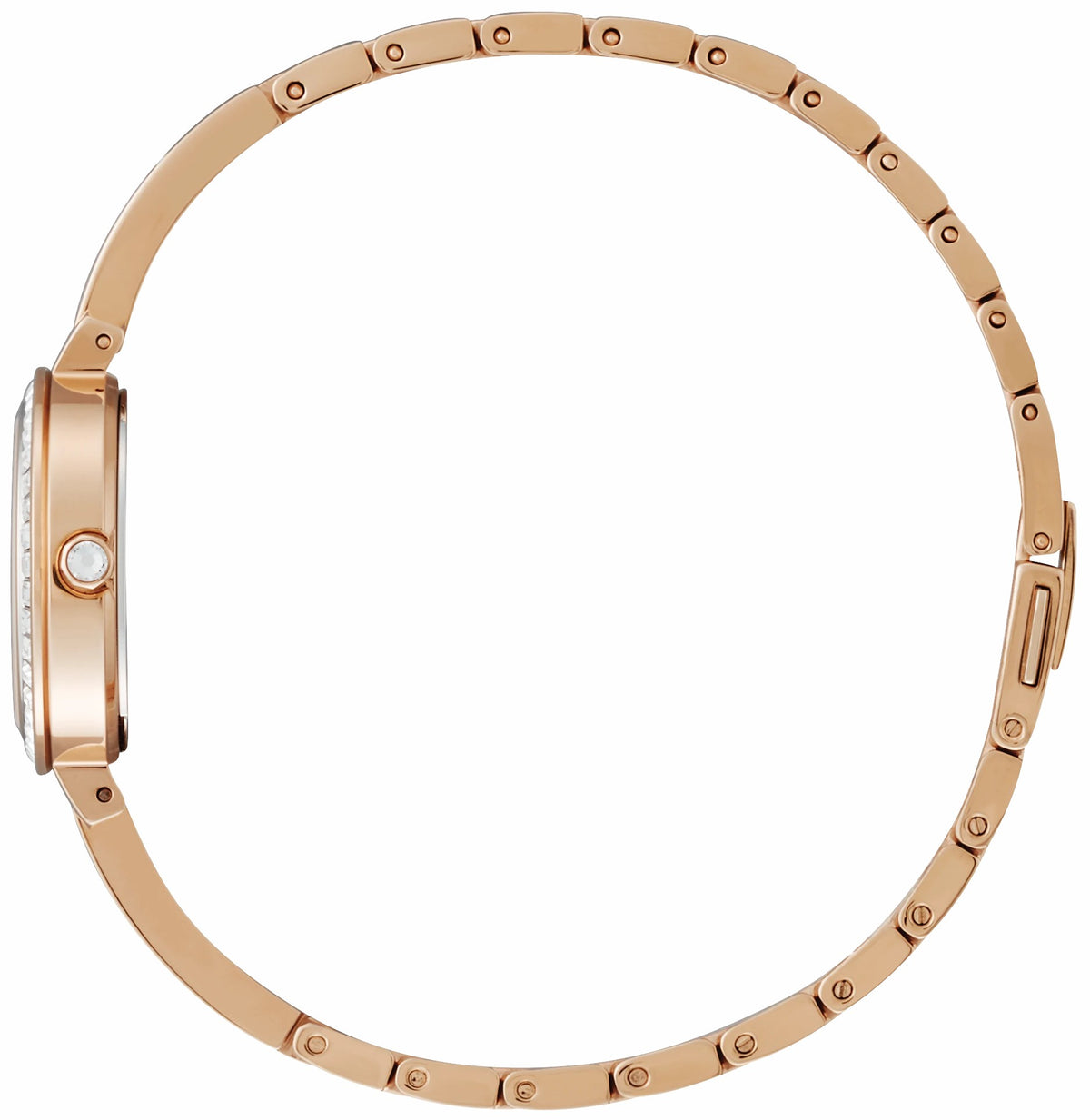Silhouette Crystal White Dial Stainless Steel Bracelet EM0863-53D - Citizen Popular