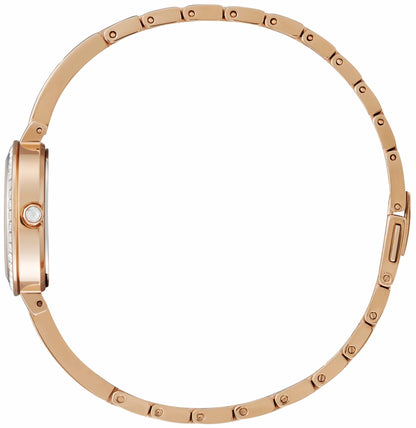 Silhouette Crystal White Dial Stainless Steel Bracelet EM0863-53D - Citizen Popular