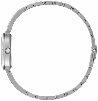 Silhouette Crystal White Dial Stainless Steel Bracelet EM0860-51D - Citizen Best Price