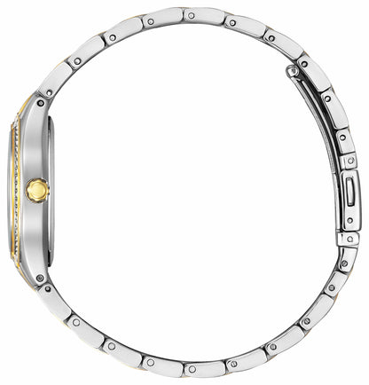 Silhouette Crystal Navy Dial Stainless Steel Bracelet FE1234-50L - Citizen Latest