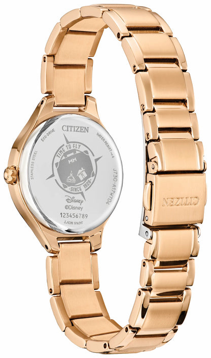 Mickey Mouse & Minnie Mouse Take Paris White Dial Stainless Steel Bracelet FE2103-52D - Citizen Trending