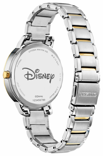 Mickey Crystal Silver-Tone Dial Stainless Steel Bracelet FE7044-52W - Citizen Trending