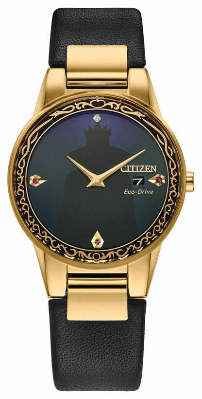 Evil Queen Shadow Black Dial Leather Strap GA1082-46W - Citizen Special Offer