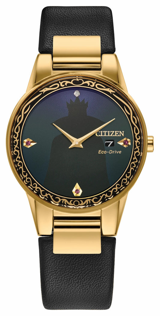 Evil Queen Shadow Black Dial Leather Strap GA1082-46W - Citizen Special Offer
