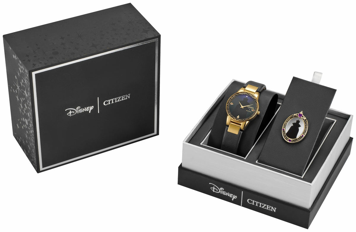 Evil Queen Shadow Black Dial Leather Strap GA1082-46W - Citizen Special Offer