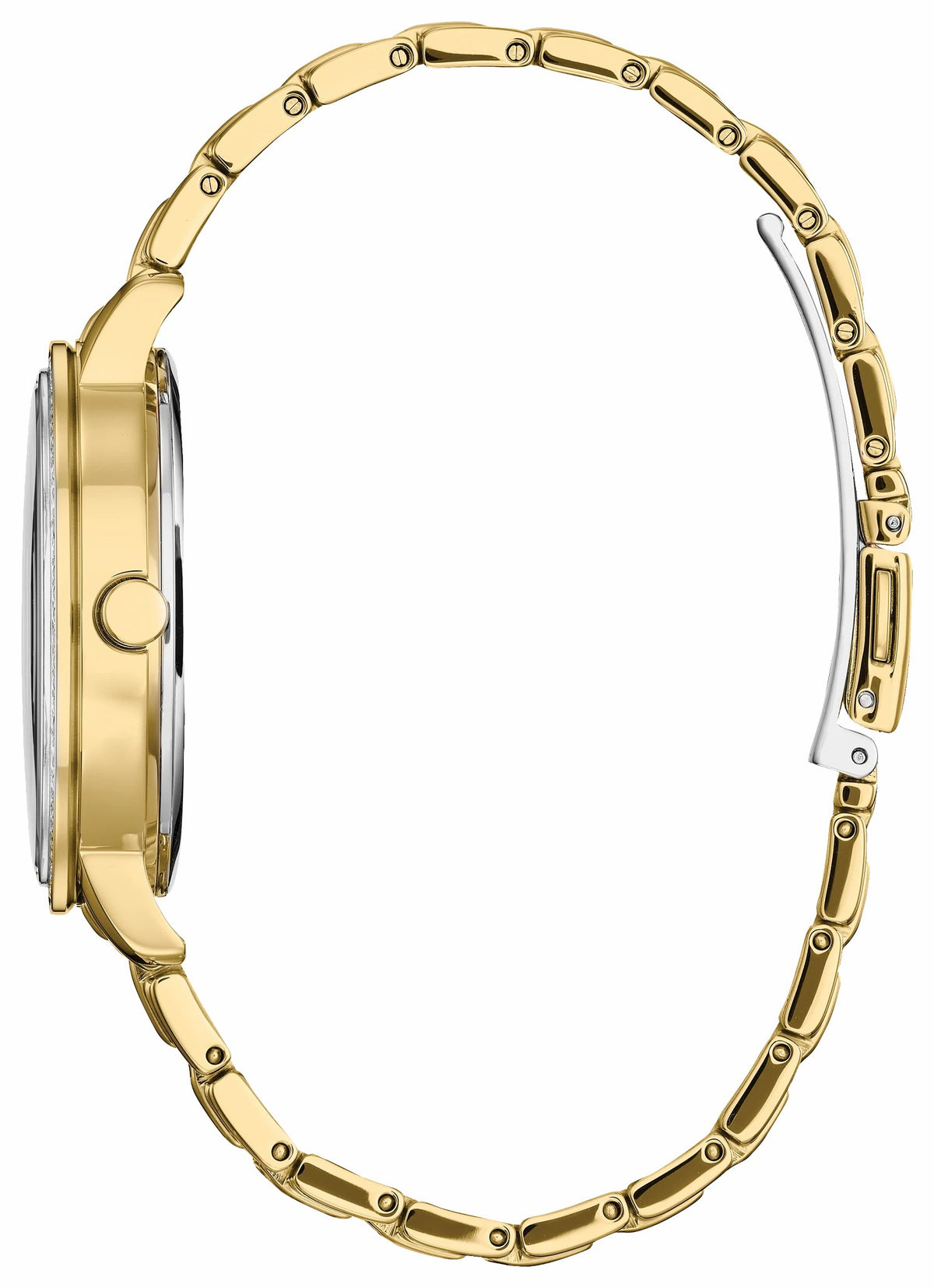 Belle and Beast Gold-Tone Dial Stainless Steel Bracelet FE7048-51D - Citizen Popular