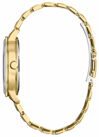 Belle and Beast Gold-Tone Dial Stainless Steel Bracelet FE7048-51D - Citizen Popular
