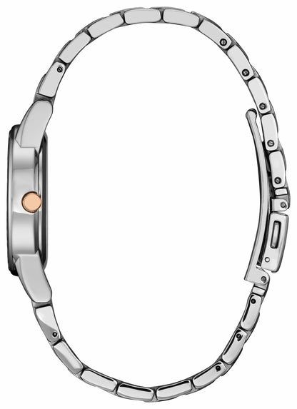 Aurora Enchanted Pink Dial Stainless Steel Bracelet GA1081-65N - Citizen Premium