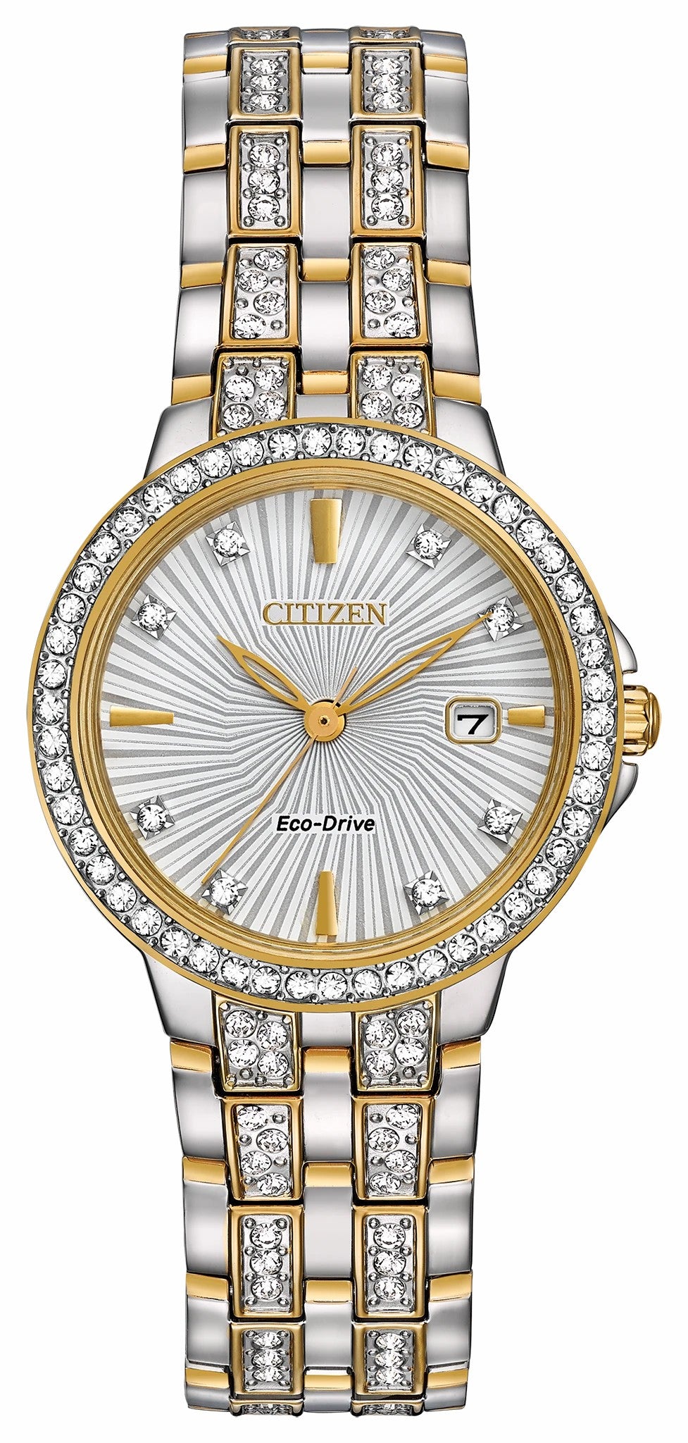 Silhouette Crystal - Ladies Eco-Drive Sparkle Dimaond Watch - Citizen Exclusive