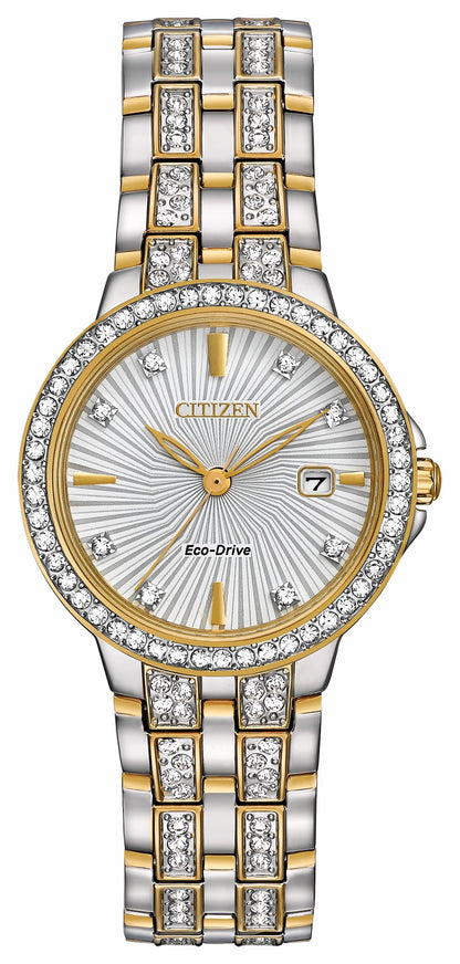 Silhouette Crystal - Ladies Eco-Drive Sparkle Dimaond Watch - Citizen Exclusive