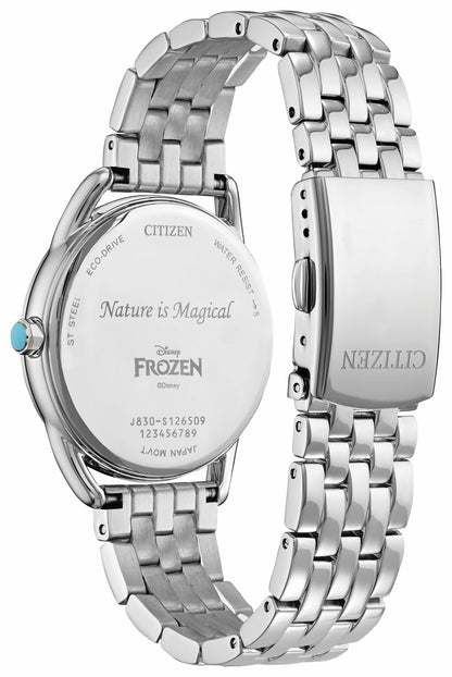Frozen Blue Dial Stainless Steel Bracelet FE7091-61W - Citizen New