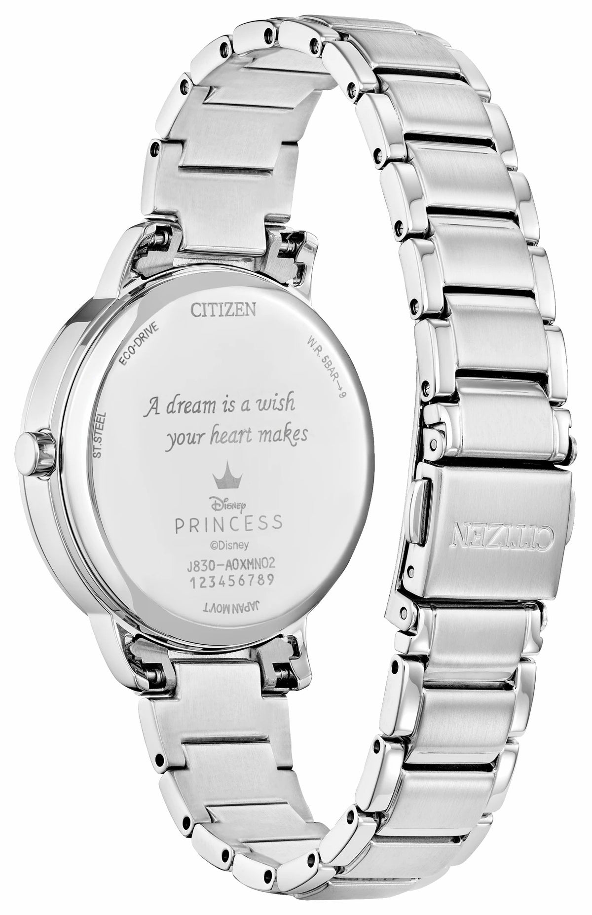 Cinderella Blue Dial Stainless Steel Bracelet FE7041-51W - Citizen Best Price