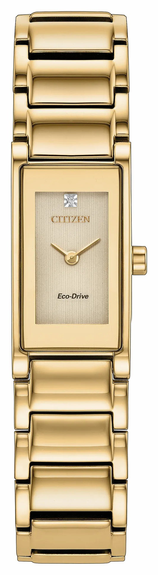 Axiom Gold-Tone Dial Stainless Steel Bracelet EG7052-59P - Citizen Best Seller