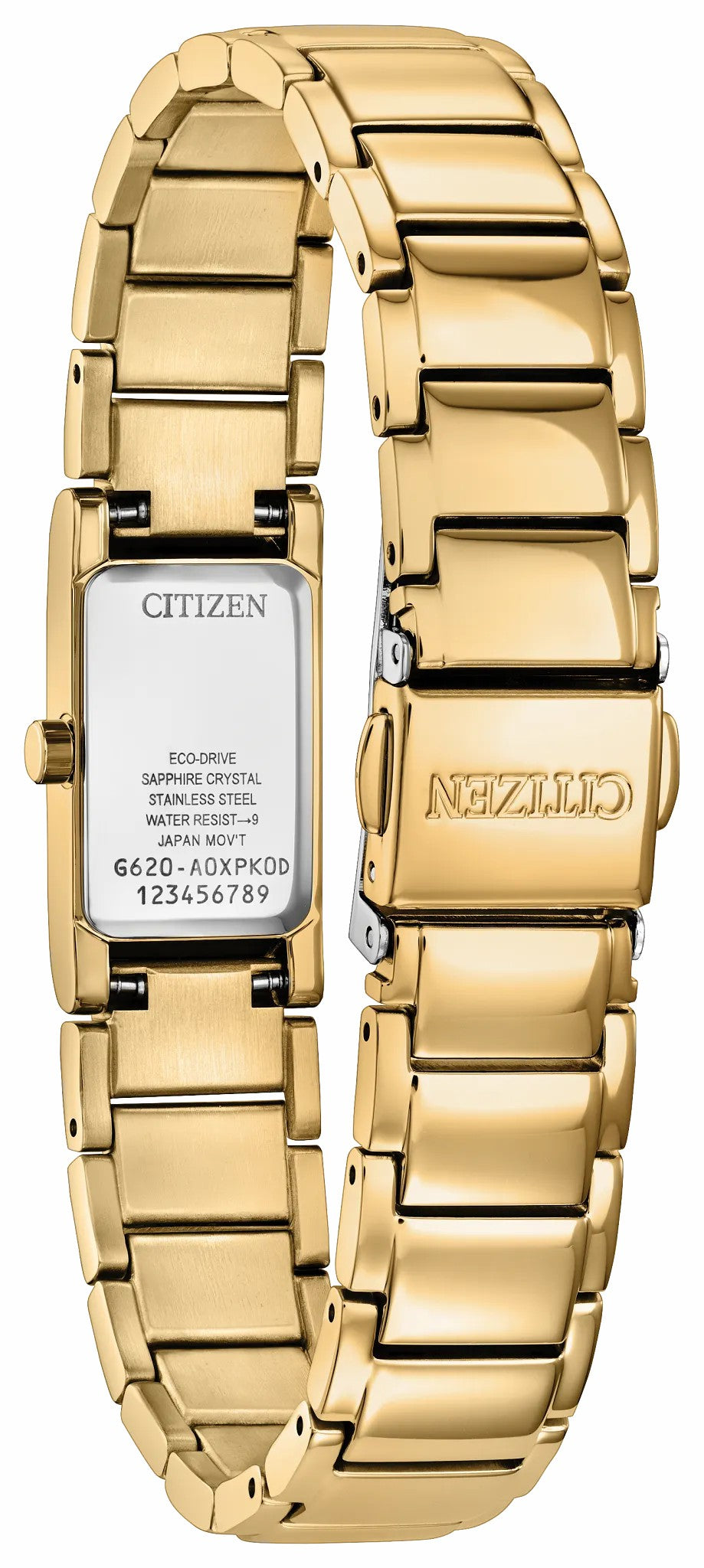 Axiom Gold-Tone Dial Stainless Steel Bracelet EG7052-59P - Citizen Best Seller