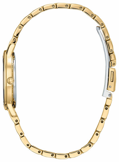 Belle Diamond Champagne Dial Stainless Steel Bracelet EX1492-59W - Citizen Value