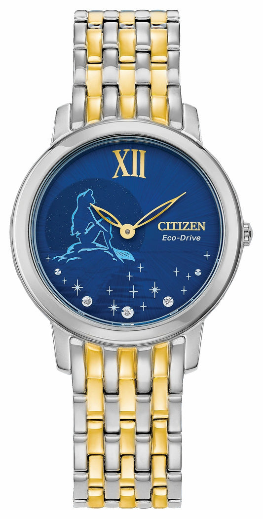 Ariel Diamond Blue Dial Stainless Steel Bracelet EX1499-50W - Citizen Customer Favorite