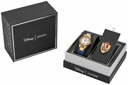 Snow White Flora Beige Dial Leather Strap GA1079-41W - Citizen Premium