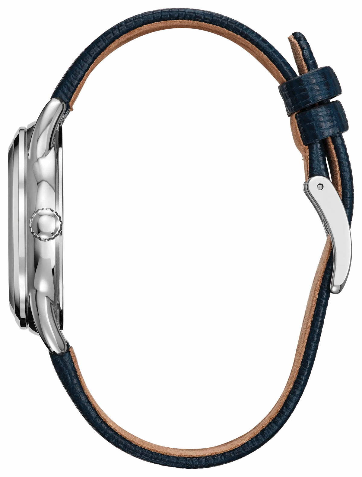 Mickey Mouse and Minnie Mouse Picnic Pedal Blue Dial Leather Strap FE7097-05W - Citizen Trusted