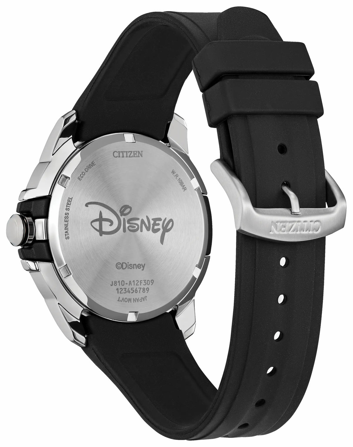 Mickey Mouse Goalie Green Dial Silicone Strap AW1656-08W - Citizen Exclusive