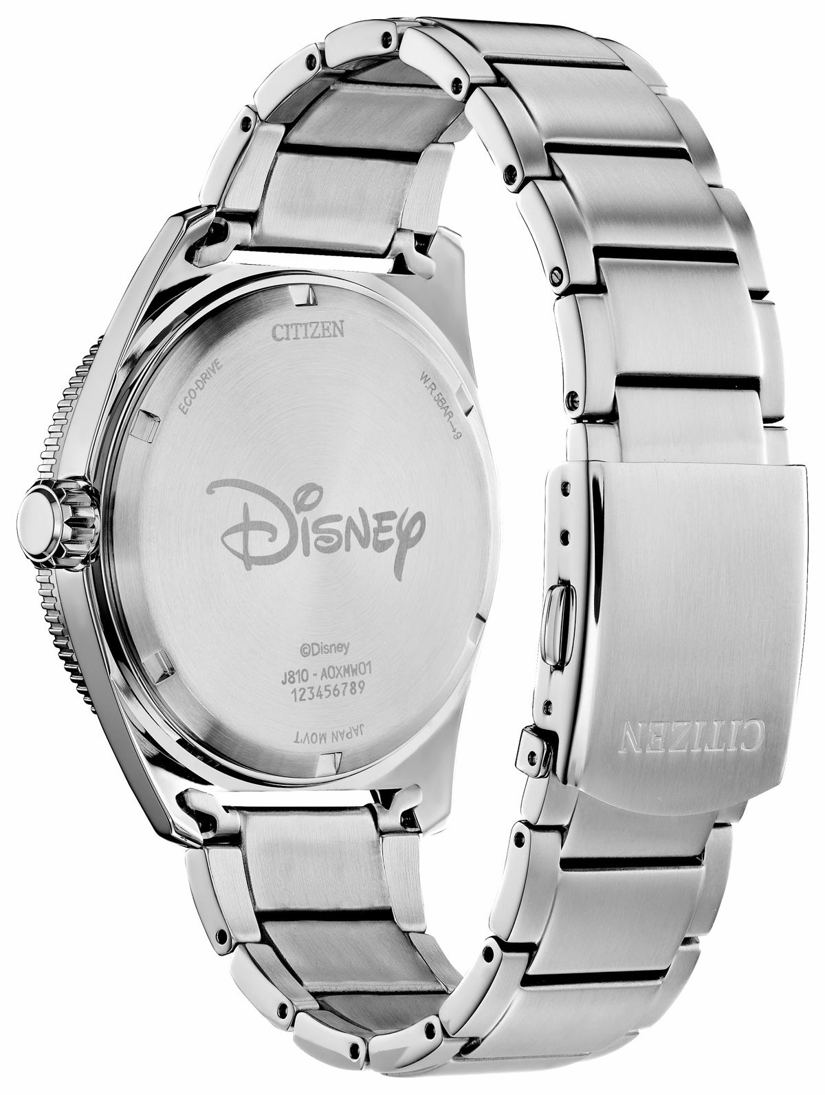 Tee Time Mickey Green Dial Stainless Steel Bracelet AW1595-78W - Citizen Top Pick
