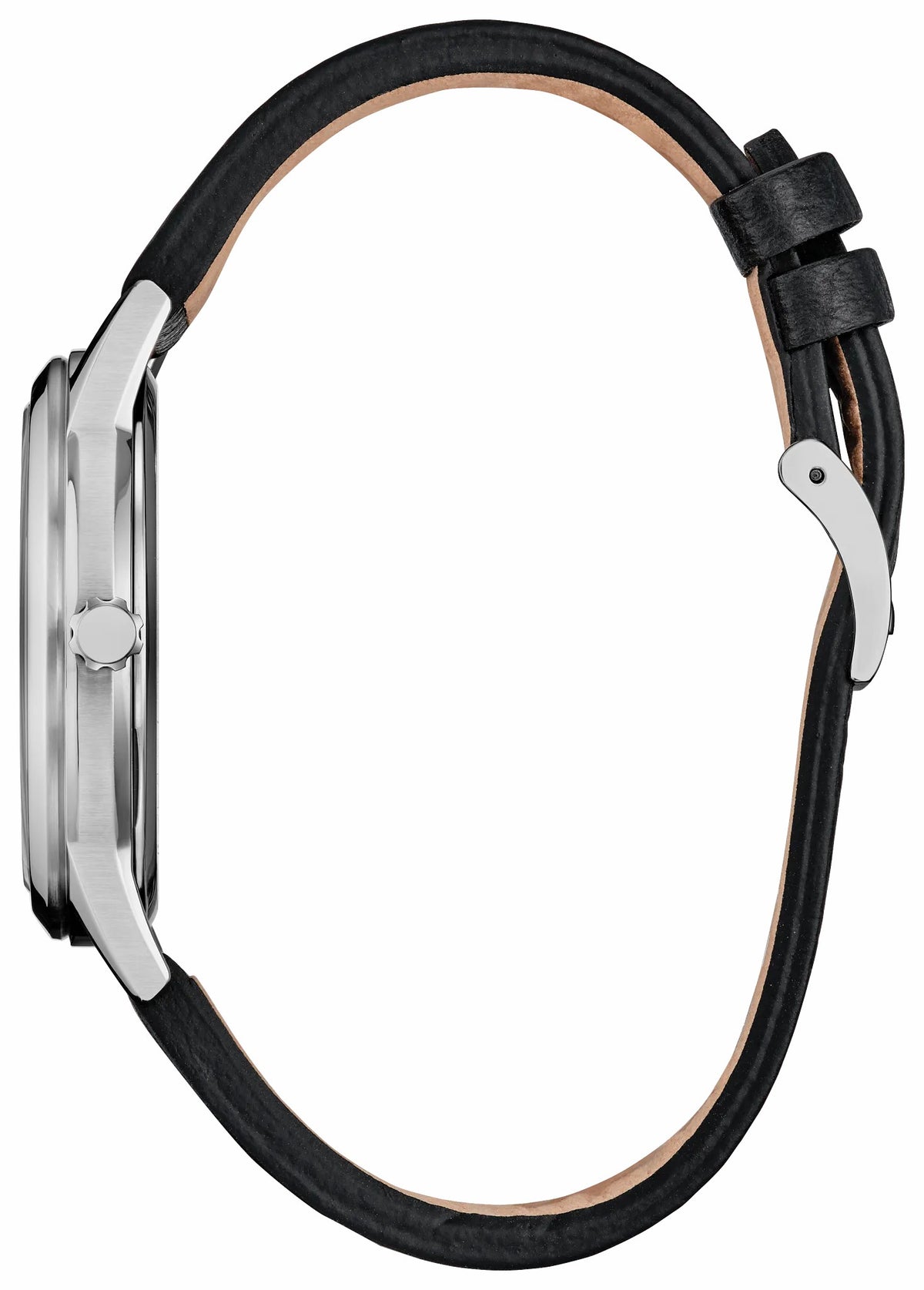 Sensational Six Road Trip Silver-Tone Dial Leather Strap FE7110-09W - Citizen Quality