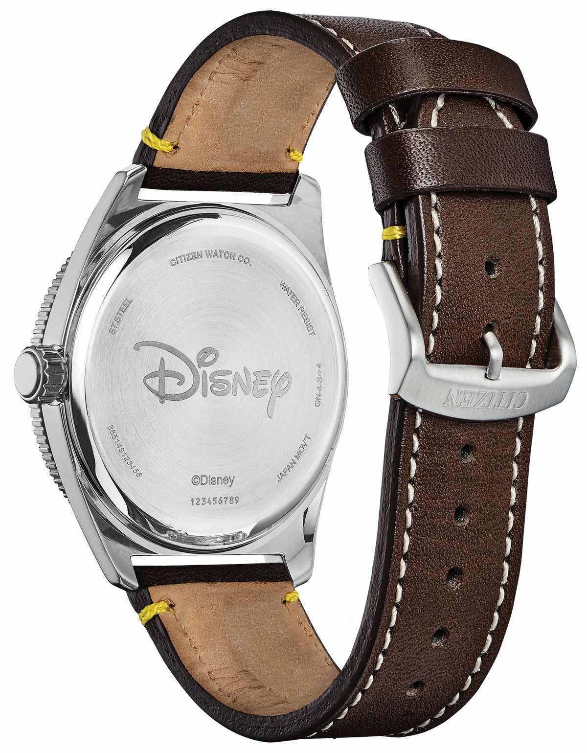 Mickey Mouse Blue Dial Leather Strap AW1599-00W - Citizen Great Value