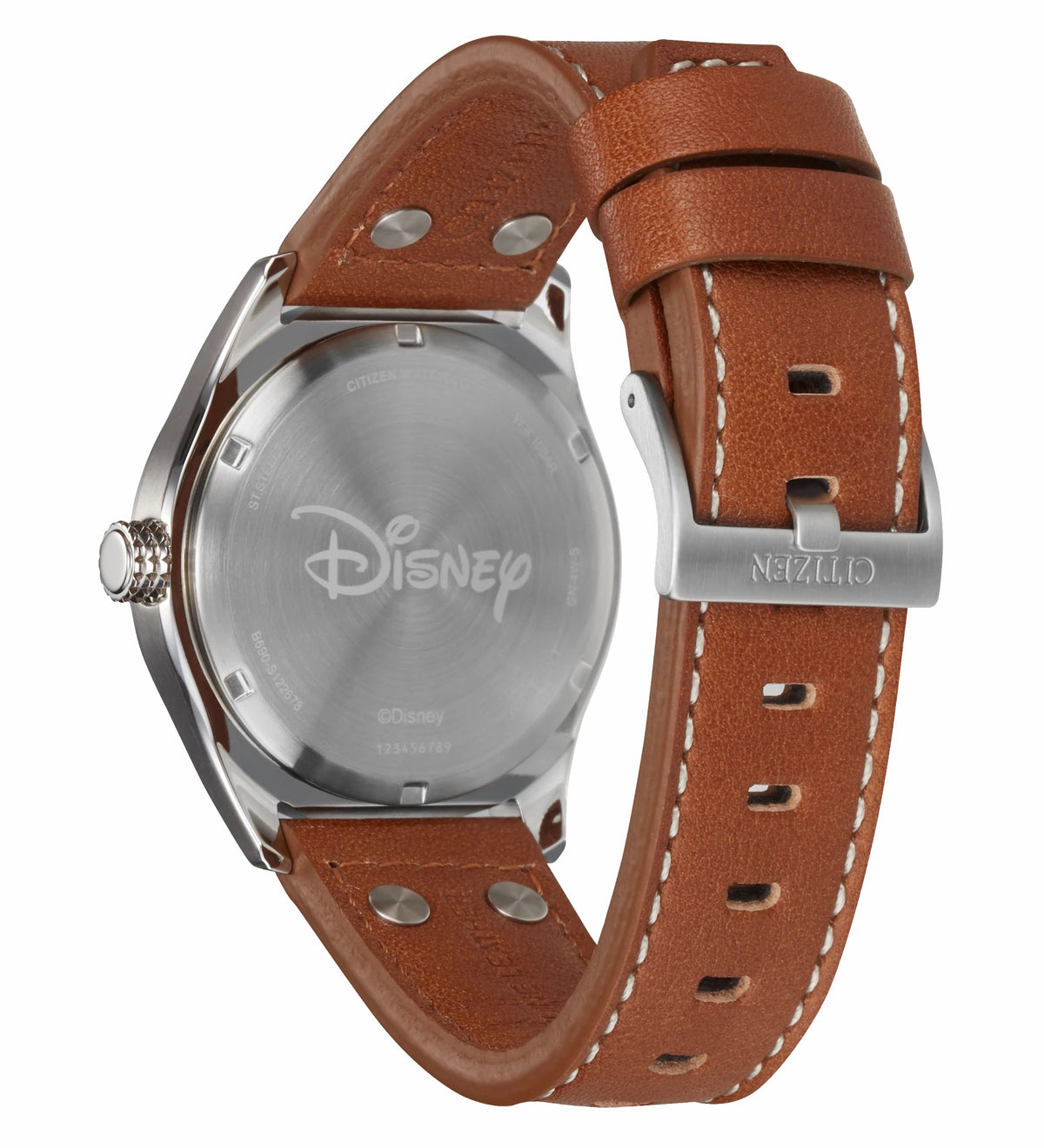 Mickey Aviator Ivory Dial Leather Strap BV1088-08W - Citizen Quality