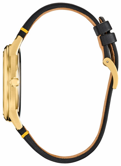 Donald Duck Seeing Stars Black Dial Leather Strap AW1789-04W - Citizen Value