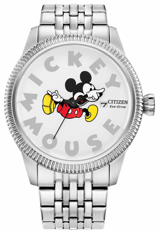 Mickey Mouse White Dial Stainless Steel Bracelet BM7481-53W - Citizen Trending