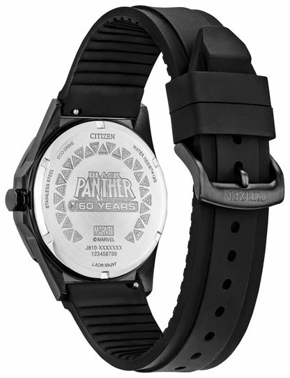 Black Panther 60th Anniversary Black Dial Silicone Strap AW1858-03W - Citizen Great Value