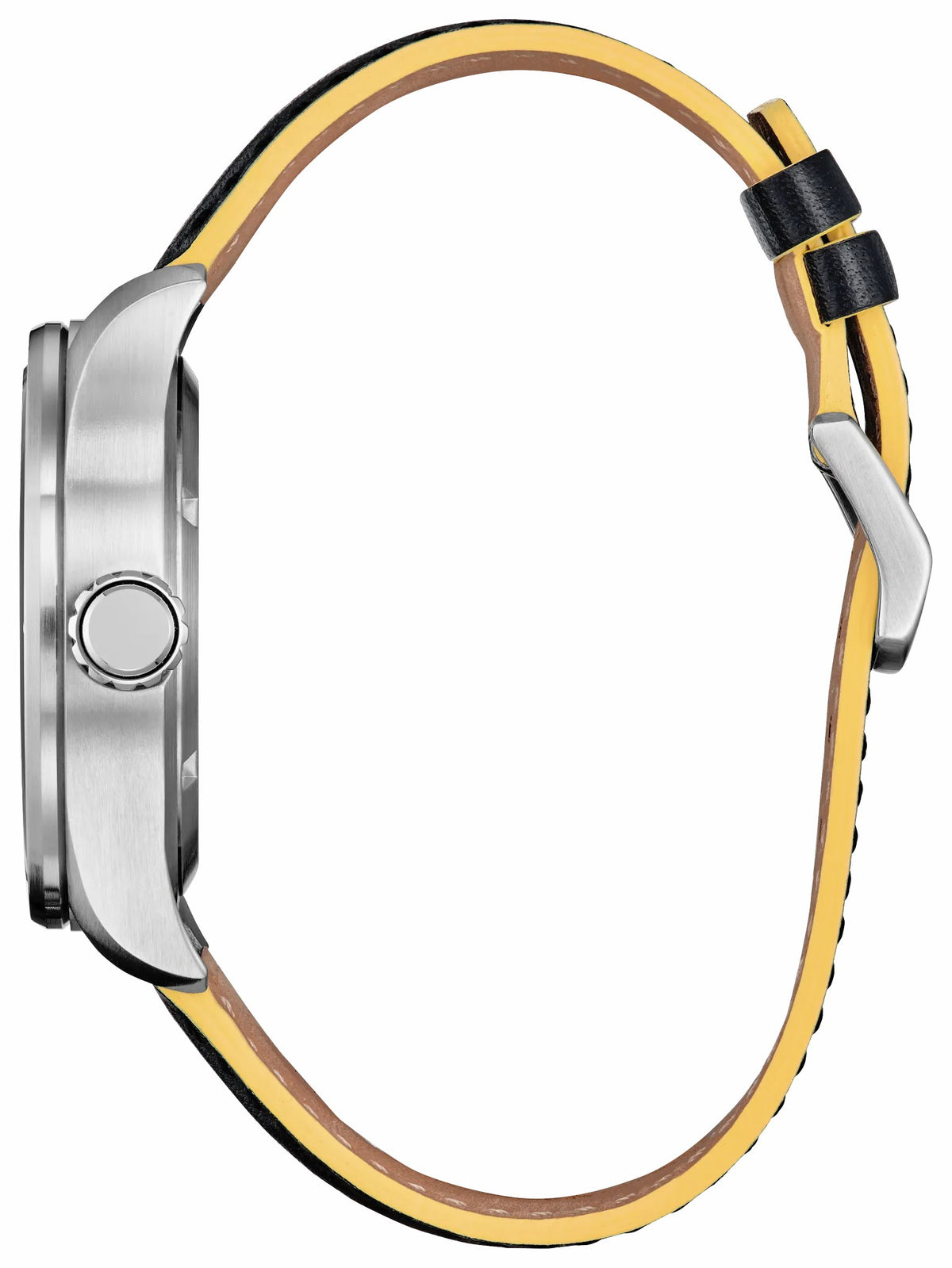X-Men Black Dial Leather Strap AW5007-17W - Citizen New