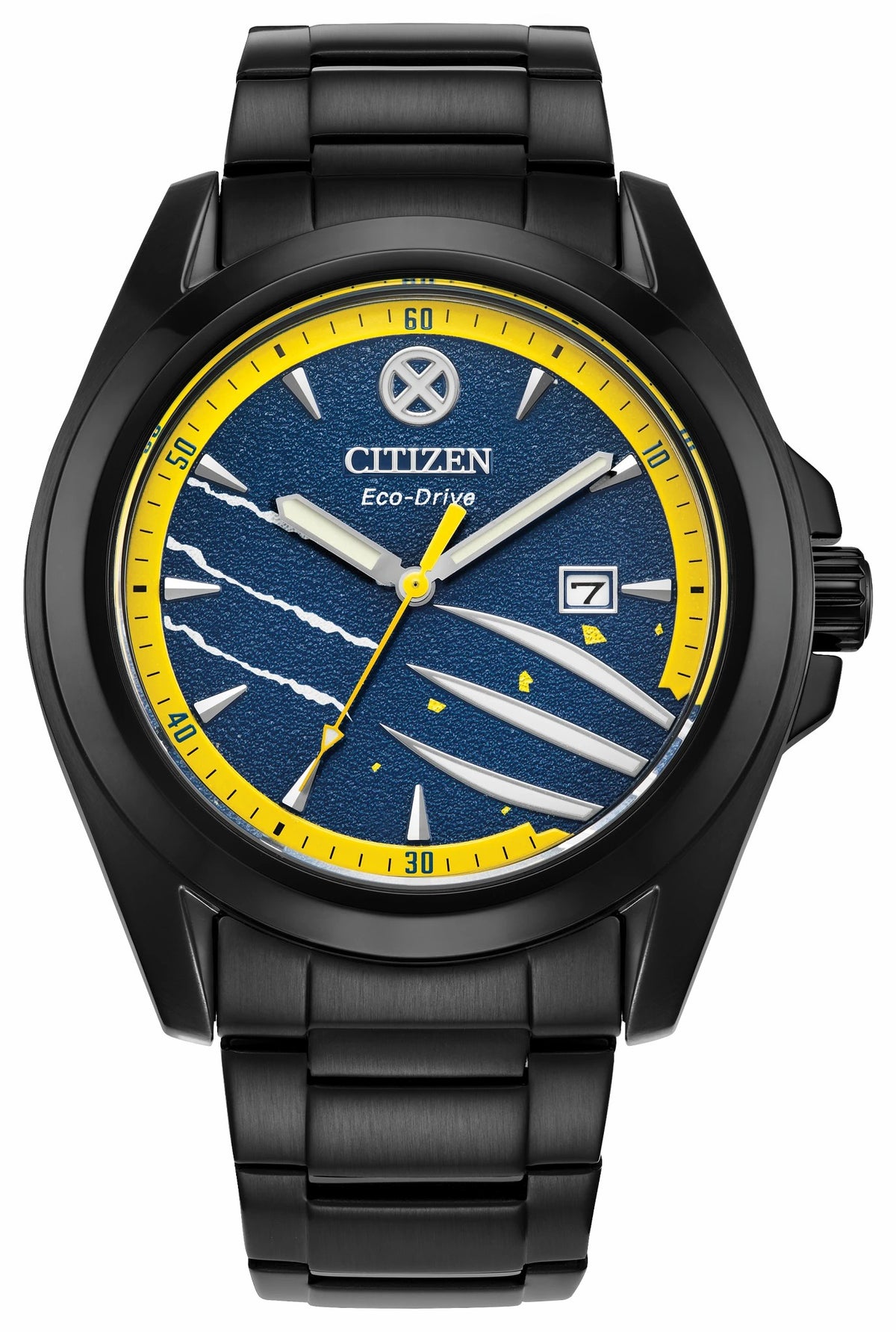 Wolverine Blue Dial Stainless Steel Bracelet AW1435-66W - Citizen Trending