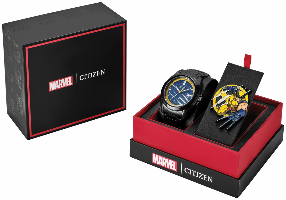 Wolverine Blue Dial Stainless Steel Bracelet AW1435-66W - Citizen Trending