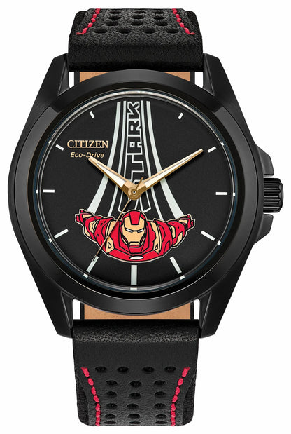 Stark, Kinda Sorta Famous Black Dial Leather Strap AW2095-41W - Citizen Top Pick