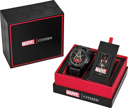 Stark, Kinda Sorta Famous Black Dial Leather Strap AW2095-41W - Citizen Top Pick
