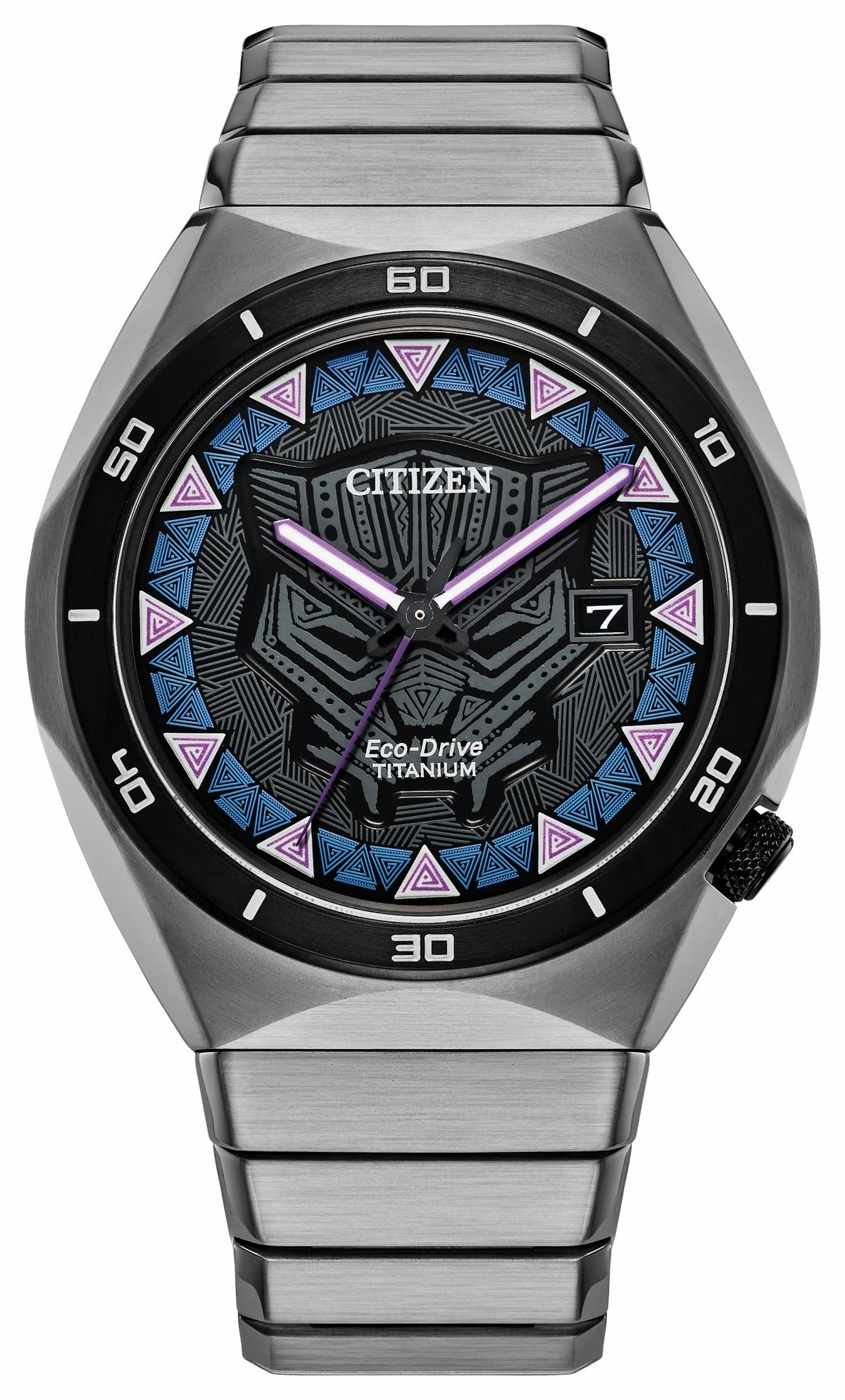 Black Panther Black Dial Super Titanium Bracelet AW1668-50W - Citizen Everyday
