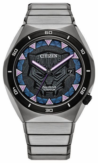 Black Panther Black Dial Super Titanium Bracelet AW1668-50W - Citizen Everyday
