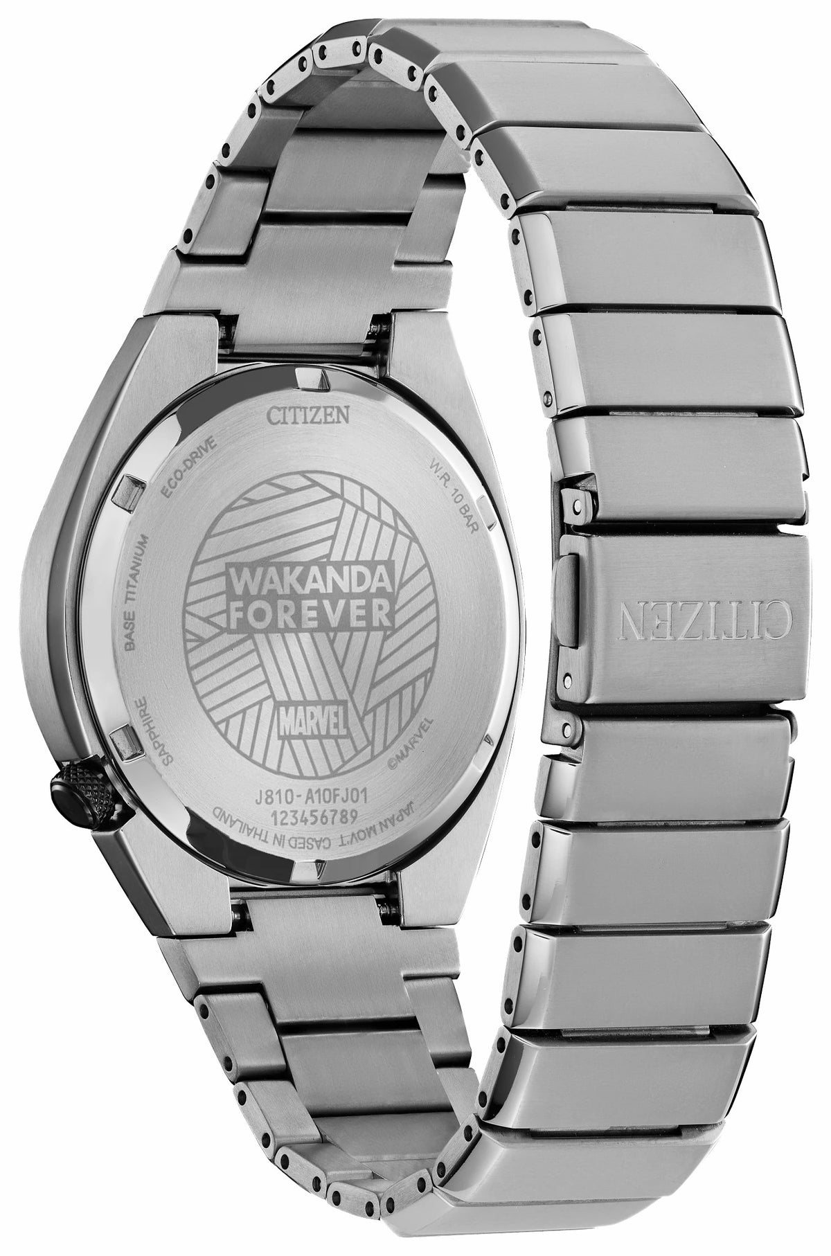 Black Panther Black Dial Super Titanium Bracelet AW1668-50W - Citizen Everyday