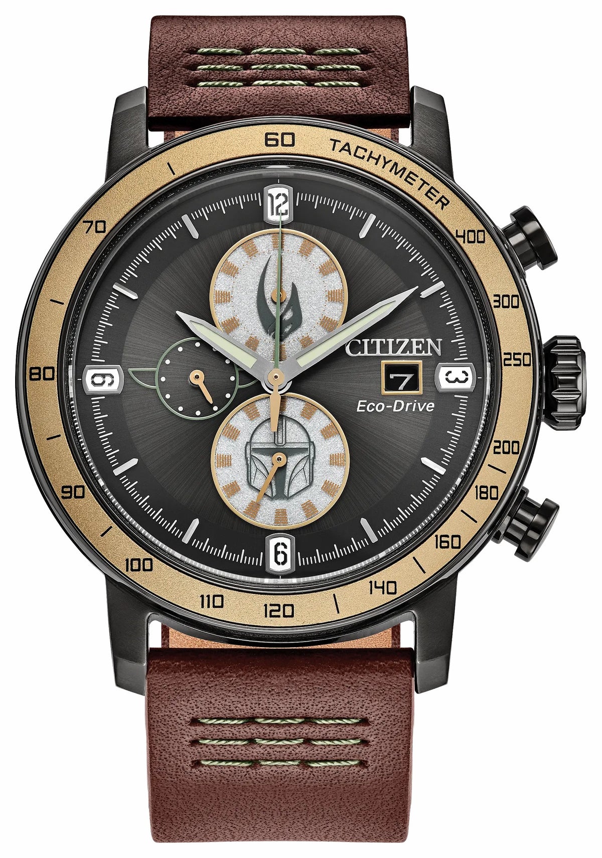 Mandalorian Gray Dial Leather Strap CA0857-09W - Citizen Trusted